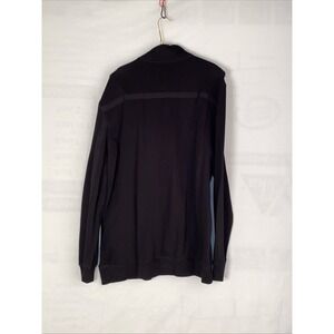 Calvin Klein Black 1/4 Quarter Zip‎ Pullover Mens Size XL